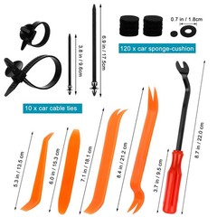 1240PCS Car Retainer Auto Fasteners Body Plastic Trim Clips Pin Rivet Bumper Kit