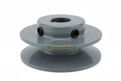 Cast Iron 2.5″ Single Groove Pulley V Style B Belt 5L for 5/8″ Keyed Shaft