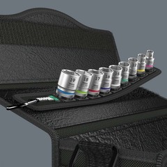 Wera 1/4″ Drive Metric Socket Set on Storage Belt (9 Piece)