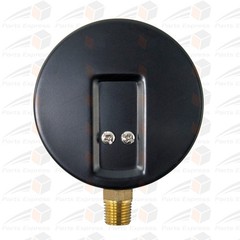 3″ STEAM PRESSURE GAUGE, STEEL CASE, GLASS WINDOW, 1/4″ NPT (0-300 psi )