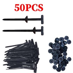 50pcs，100pcs Nylon Universal Cable Tie Buckle Heavy Duty Self-Locking Free Ship
