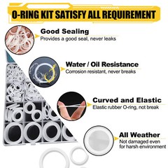 Food Grade O-Ring 1.5mm Cross Section Clear Silicone Rubber O Rings 4mm-105mm OD