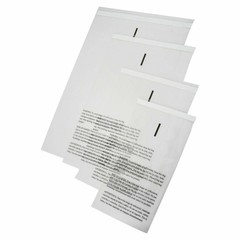 Suffocation Warning Clear Poly Bags