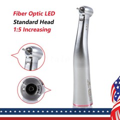 1-4 Pcs Dental 1:5 LED Contra Angle Fiber Optic Handpiece Fit KaV NSK Motor