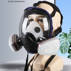 15 in 1 Full Face Gas Mask Respirator Safety Painting Spraying Facepiece 6800