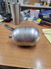 Naugatuck Gr4″diax6-1/4″L, 304SS Float Ball, Oblong. Free Ship L48