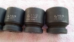 3/4 DRIVE IMPACT 6 POINT SOCKETS 1-3/16 1-5/16 1-3/8 1-1/2 1-5/8 GREAT COND gift