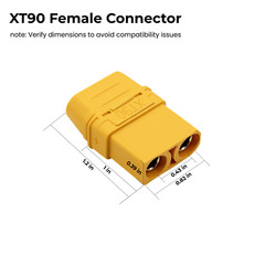 10 AWG XT90 Female Male Connector Adapter Solar Extension Cable RC Battery Cable