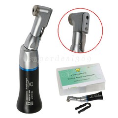 Dental Slow Low Speed Contra Angle Handpiece Latch E-type Fit NSK black/silver