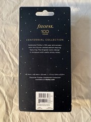 Filofax The Original Keyring Charcoal Centennial Collection. Limited Edition.