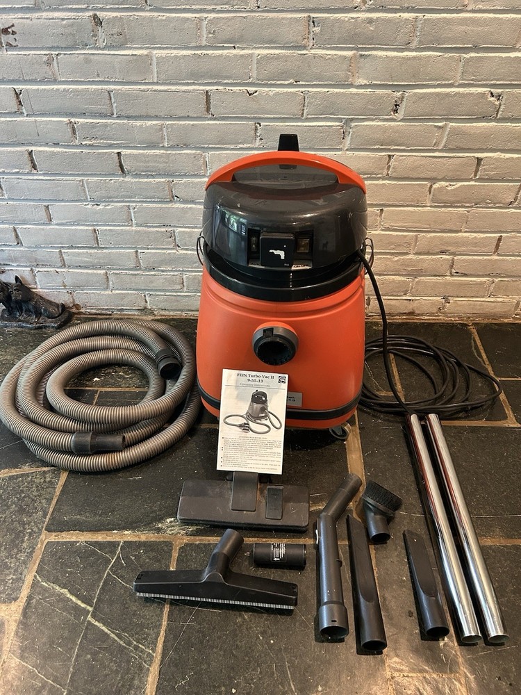 Fein 9.55.13 Turbo II Wet Dry Shop Vacuum w/Accessories 1000W 9.5A