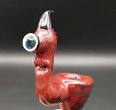 Red Creature 14mm Glass Bowl by Subconscious Design USA