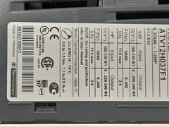 SCHNEIDER ATV12H037F1 Motor Drive AC Drive, 0.5 HP 115v in, 230v out