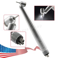 Dental E-generator LED 45 Degree Fiber Optic High Speed Handpiece 4 Holes YC4