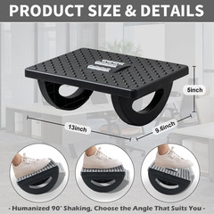 Foot Rest for Under Desk at Work – Ergonomic Foot Stools for Under Office Desk –