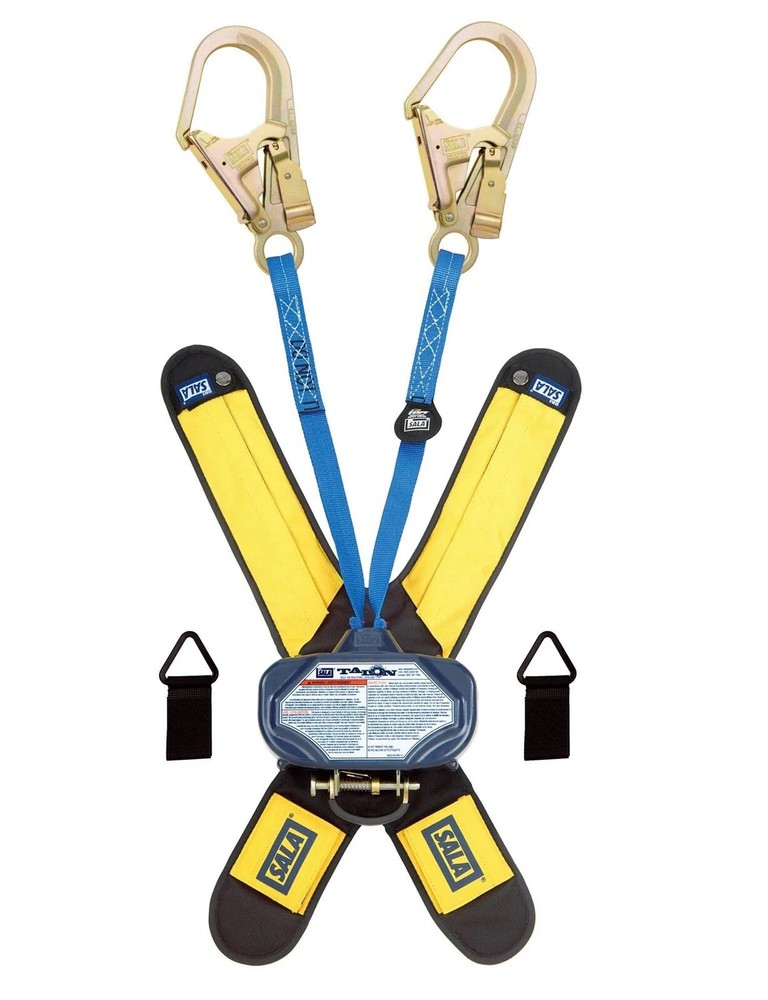 DBI-Sala 3M Talon 6′ Twin-Leg Quick Connect Self Retracting Lifeline, Nylon Web