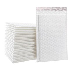 Any Size White Poly Bubble Mailers Shipping Mailing Padded Bags Bubble Envelopes