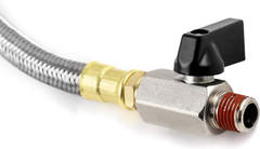 Extended Tank Drain Valve Assembly Kit for Air Compressor, Including 10 Inches A