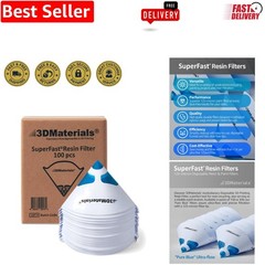 High-Quality 100 pcs Disposable Filters – Ideal for 3D Printer Resin & Paint