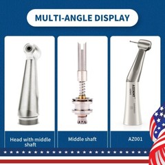 AZDENT /Joydental Dental Low Slow Speed Handpiece Contra Angle Push Button