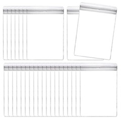 100pcs PVC Jewelry Bags 3 x 4.3 Inch for Jewelry Packaging Transparent
