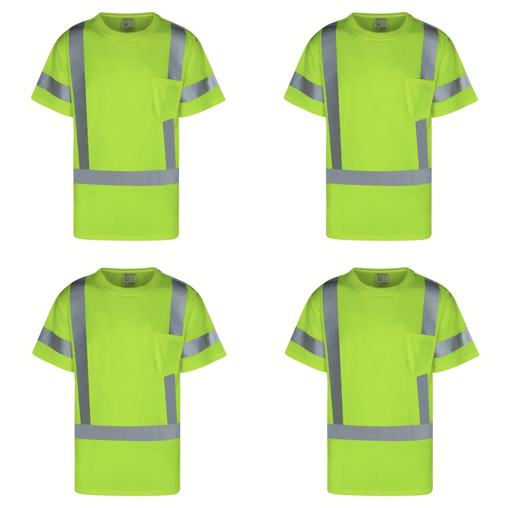 4 Pack Everyday ANSI Class 3 Short Sleeve T-Shirt