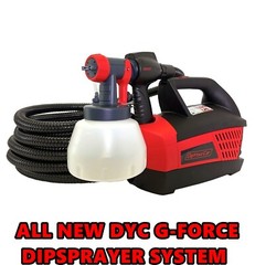 Shadow Black Plasti Dip Spray 2 Gallon DYC G-Force DipSpayer Combo Satin Black
