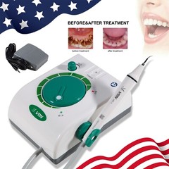 Dental Descaler Ultrasonic Piezo Scaler Handpiece Teeth Cleaning Machine &5 Tips