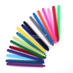 AZDENT Dental Orthodontic Ligature Ties Elastic Rubber Bands 1000Pcs 23 Colors