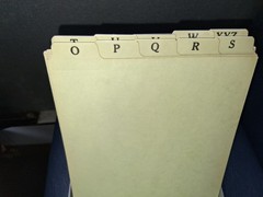 Vintage Nebs 944 Posting File For Forms Up To 6 1/2 x 9 1/4″ With 25 Cards