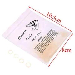 15 Sizes Dental Orthodontic Rubber Bands Elastics Latex Braces 3.5 /5.0 /6.5 oz