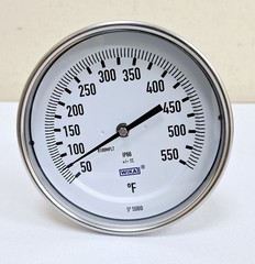 Wika TG53 / 7-1-2IN / 0-550F / 8100MPLT NPT Bimetal Thermometer