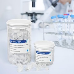 Filters PTFE 100 Pack Lab Filters Pore Size Hydrophobic Filtration (13mm 0.22μm)