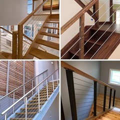T316 Stainless Steel 30° Degree Angle Protector Sleeves for 3/16″ Cable Railing