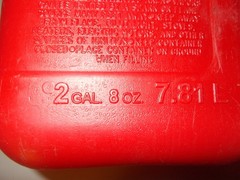Blitz 2 gallons + 8 ozs. gas can has air vent