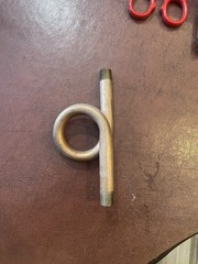 1/4″ Straight Brass Steam Gauge Siphon Loop (180°)