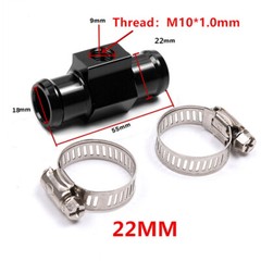 Motorcycle Water Temperature Gauge 32~248°F NORXI Fahrenheit Meter+22mm Sensor