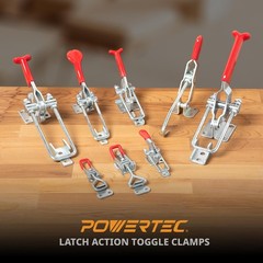 Toggle Clamp HeavyDuty 220 Lbs Pull Action Latch 4 Pcs for Cabinet Doors