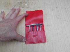 Starrett No. S579G Set of Four Telescoping Gages in Red Carry Pouch Made in USA