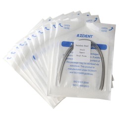 AZDENT Dental Orthodontic Arch Wires Ovoid/Nature tainles Steel Rectangular