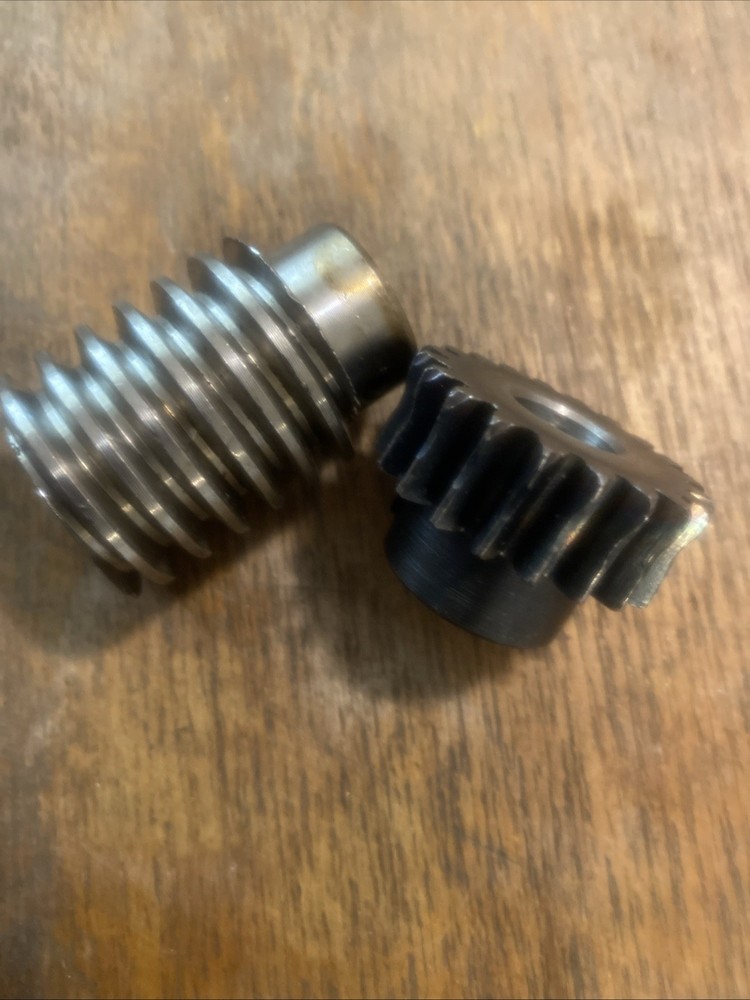 Worm Gear Set 1.5 Module 20:1 Reduction Rate Gear-12mm ID 33mm OD, Rod 12mm Bore