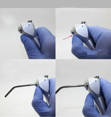 Dental 3 Way Air Water Spray Triple Syringe Handpiece w/ 2 Nozzles Tips Tubes