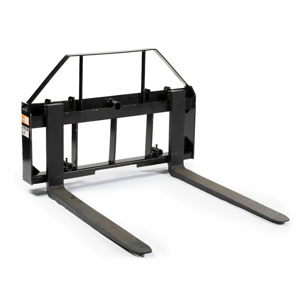 Titan Attachments 48-in Skid Steer Pallet Fork Frame Attachment, 60″ Fork Blades