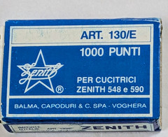 ZENITH 590 Fun Stapler Color Transparent Blue-Finest Quality-Made In Italy