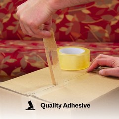Clear Carton Sealing Packaging Tape 3″x110 Yards 2520 Rolls Packing Tape 1.6 Mil