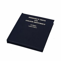 14 Plate Ishihara Test Book for Color Blindness With Free Shipping