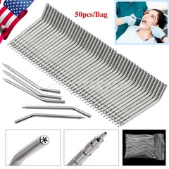 Dental Air Water Spray Triple Syringe Metal Nozzles Tips Tube Autoclavable