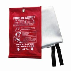 4 PACK FIRE BLANKET Fiberglass Hero 39”x39” Emergency Home Retardant Prepared