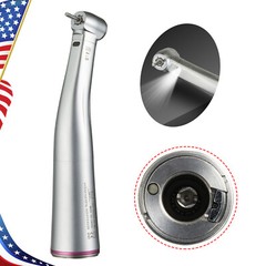 LED 1:5 Dental Increasing Contra Angle Handpiece Fiber Optic Light Fit KAV NSK