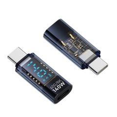 USB C Adapter LED Wattage Display 140W 40Gbps 8K USB C Extension PD3.1 Type3464